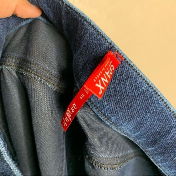 Spanx jean-ish high waist ankle skinny jeans blue - Picture 8 of 12